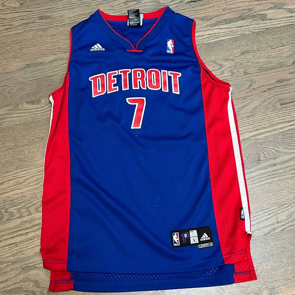 Ben Gordon Detroit Pistons #7 NBA Basketball Jersey